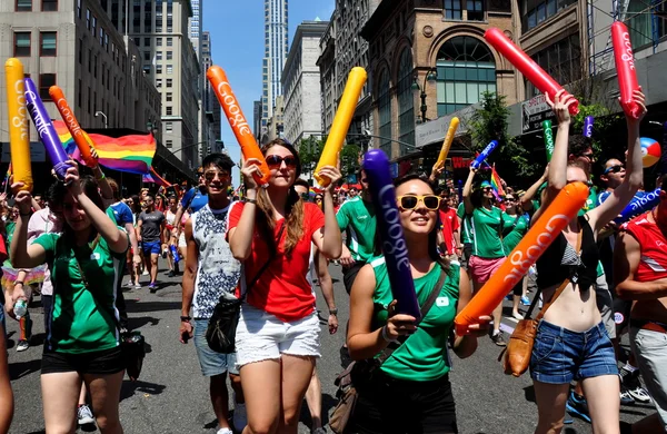 NYC: Desfile del Orgullo Gay 2014 — Foto de Stock