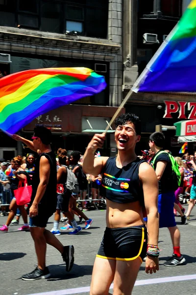 NYC: 2014 Parada do Orgulho Gay — Fotografia de Stock