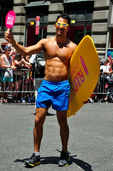 NYC: 2014 Parada do Orgulho Gay — Fotografia de Stock