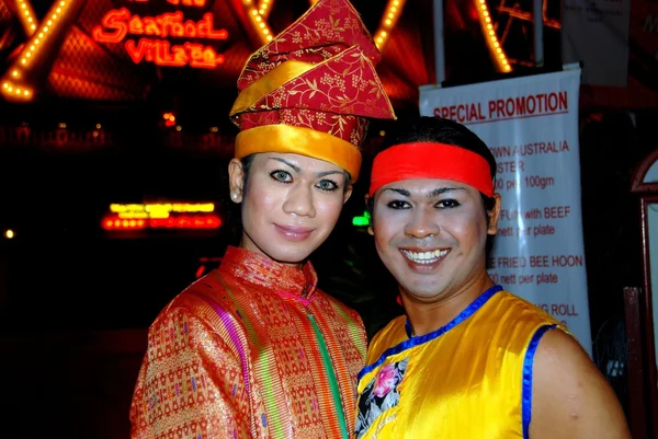 Batu Ferringhi, Malaysia: Show Performers — Stock Photo, Image