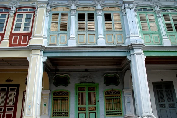 Georgetown, Malaysia: Chinese Shop Houses — Stock Photo, Image