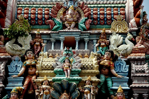 乔治城大学、 马来西亚： 印度教寺庙 — 图库照片
