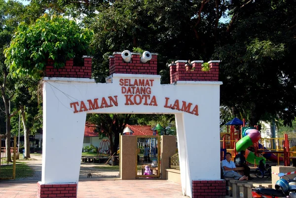 Georgetown, Malesia: Fort Cornwallis Entry Gate — Foto Stock