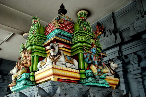 Georgetown, Malásia: Templo de Penang Nagarathar Sivan Hindu — Fotografia de Stock