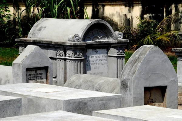 Georgetown, Malaysia: Old Jewish Cemetery — Stock Photo, Image