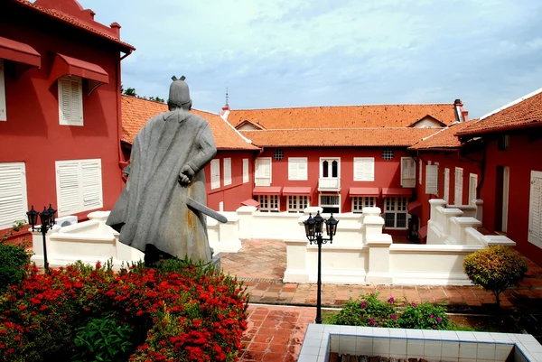 Melaka, Malezja: holenderski stadthuys (ratusz) — Zdjęcie stockowe