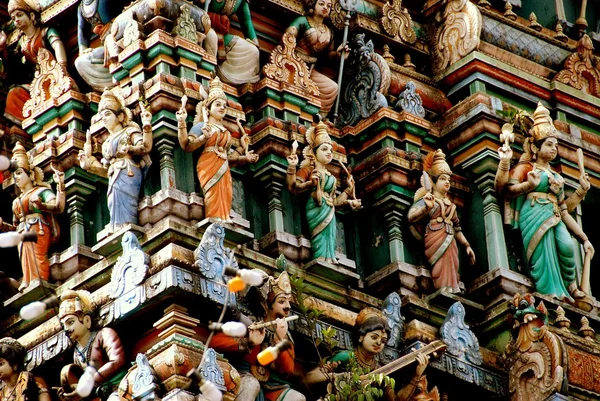 Kuala lumpur, malaysia: sri maha mariamman hinduiska templet — Stockfoto