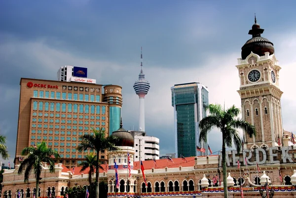 Куала-Лумпур, Малайзия: площадь Мердека — стоковое фото