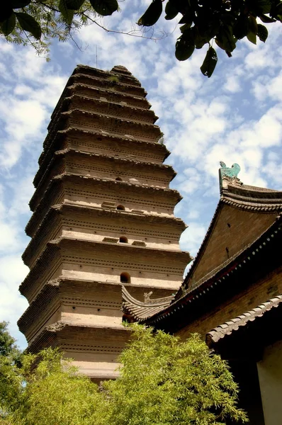 Xi 'an, China: Kleine Wildgans-Pagode — Stockfoto