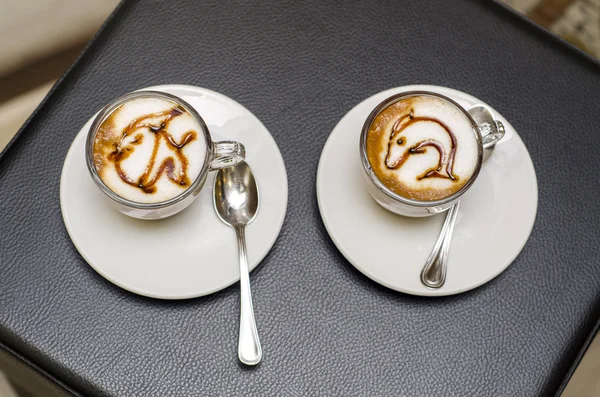 Café con pescado — Foto de Stock