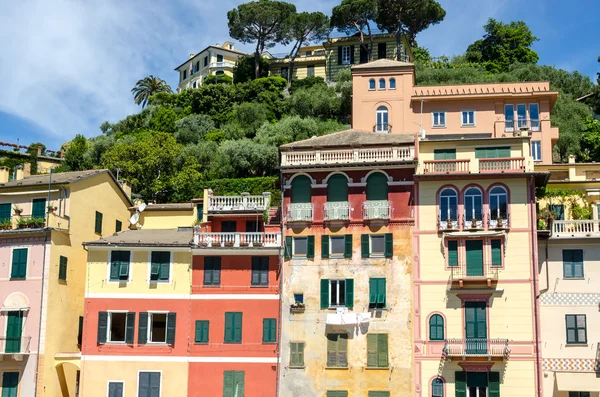 Kasteel in portofino — Stockfoto