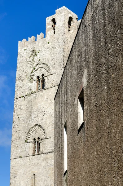 Bells tower in Erice — Stock Photo, Image