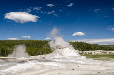 Şofben ve kükürt Yellowstone