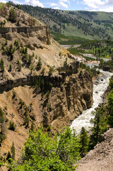 Canyon in Yellowstone — Stock Photo, Image