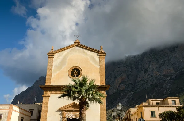 Cinisi church — Stock Photo, Image