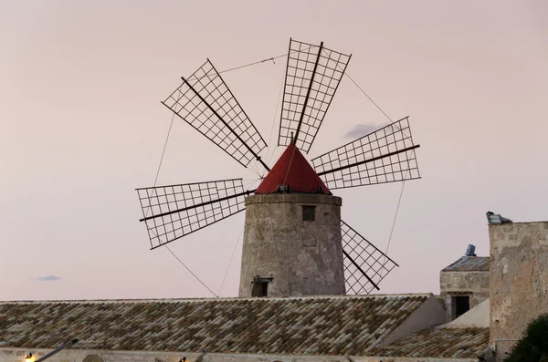 Windmill at Trapani — Stock Photo, Image