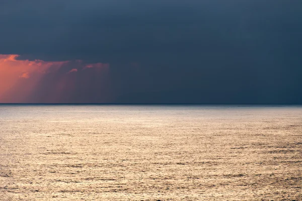 Sunset in Genoa — Stock Photo, Image