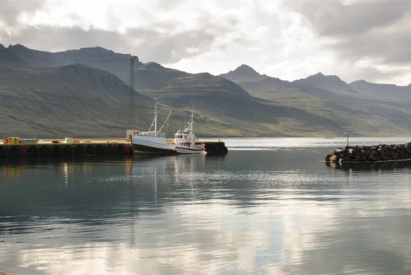 在冰岛港口 — 图库照片