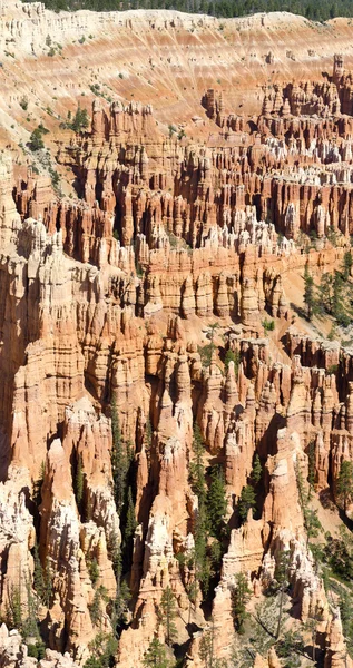 Przegląd w bryce canyon — Zdjęcie stockowe