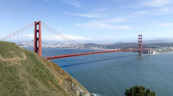 Przegląd złota brama w san francisco, california w Stany Zjednoczone Ameryki — Zdjęcie stockowe