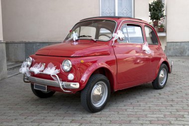 Old Fiat 500 clipart