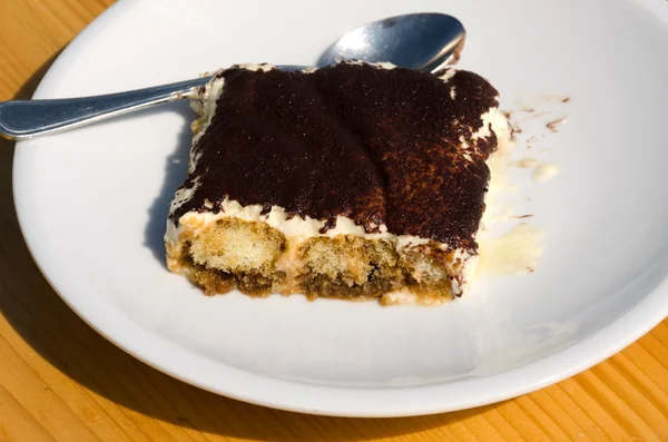 Ciasto tiramisu — Zdjęcie stockowe