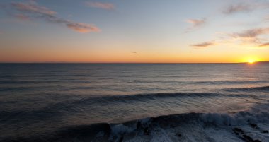 panoramik günbatımı