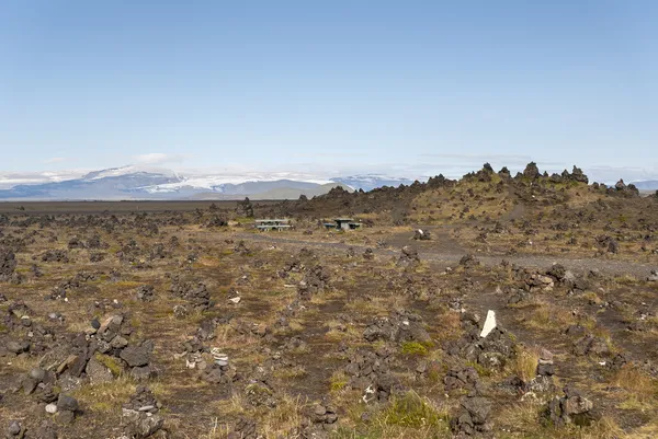 Steinsäulen in Island — Stockfoto