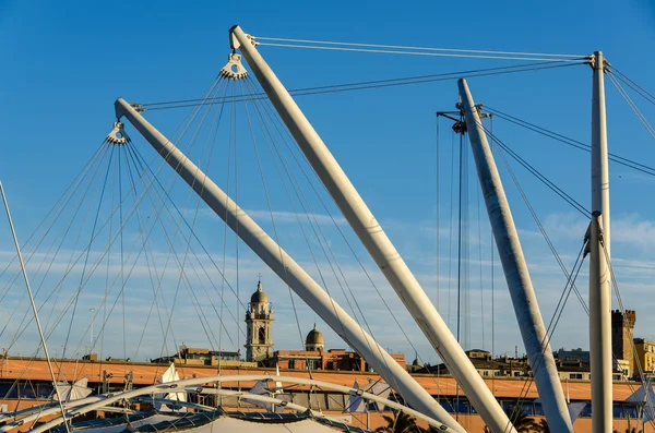 Derrick in Genoa — Stock Photo, Image