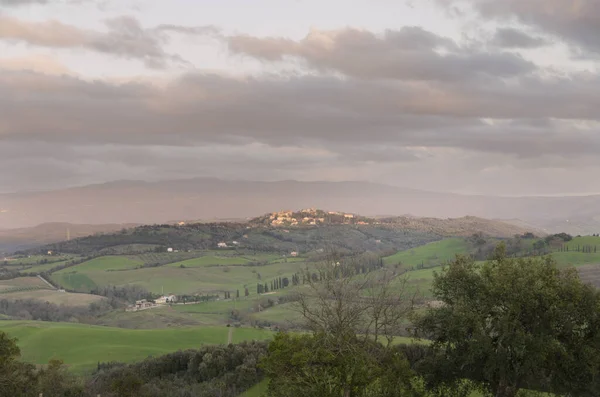 Paisajes Campo Toscana Italia —  Fotos de Stock