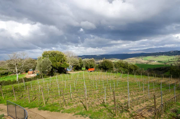 Paysages Dans Campagne Toscane Italie — Photo