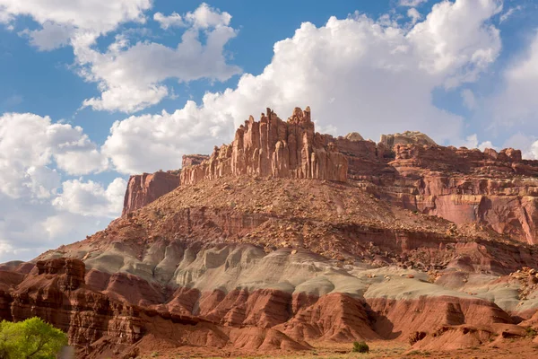 Drogi Scenic Byway Capitol Reef National Park Stany Zjednoczone Ameryki — Zdjęcie stockowe