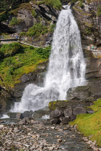 Steinsdalsfossen Vodopád Krajina Norsku — Stock fotografie