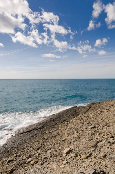 Punta Chiappa Küstenabschnitt Auf Dem Vorgebirge Portofino Genua Ligurien — Stockfoto