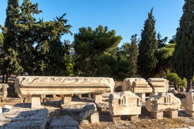 Yunanistan 'da Atina' da Akropolis sütunlarının inşasının ayrıntıları
