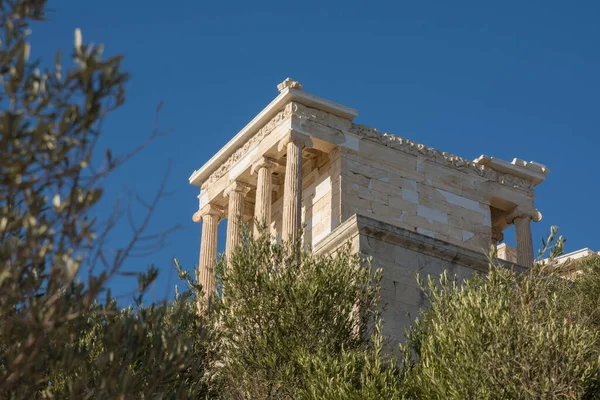 Details Construction Columns Acropolis Athens Greece — Stock Photo, Image