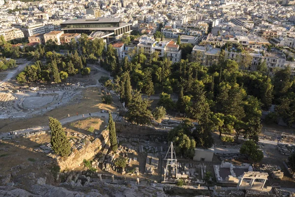 Detalles Construcción Las Columnas Acrópolis Atenas Grecia —  Fotos de Stock