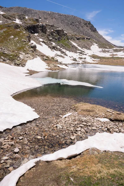 Landscape Mountain Ceresole Reale Nivolet Hill Serr Lake Agnel Lake — Stock Photo, Image