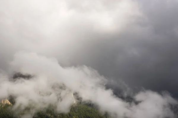 Ландшафт Горы Дома Виго Фасса Трентино Альто Адидже Италии — стоковое фото