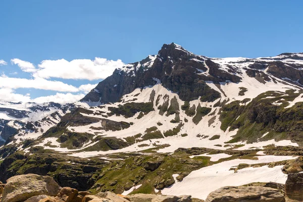 Landscape Mountain Ceresole Reale Nivolet Hill Serr Lake Agnel Lake — Stock Photo, Image