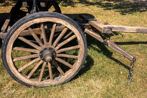 Details Von Cowboy Zeltwagen Utah Den Vereinigten Staaten Von Amerika — Stockfoto