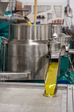 Yunanca bir yağ değirmeninde zeytinlerin petrole dönüştürülmesi