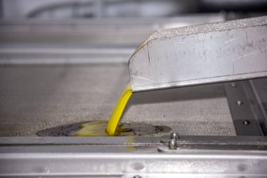 Yunanca bir yağ değirmeninde zeytinlerin petrole dönüştürülmesi