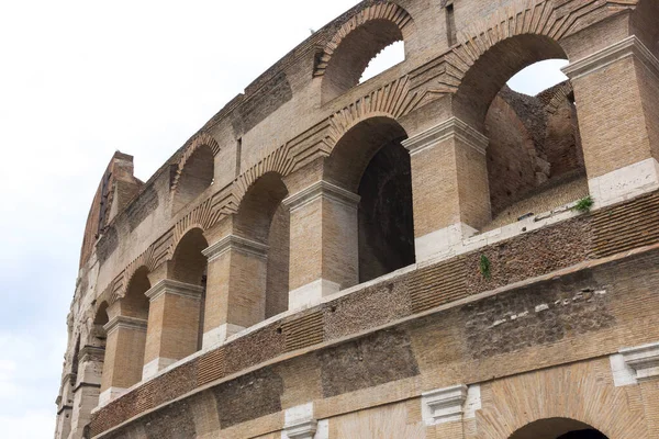 Vistas Detalles Del Monumento Coliseo Roma Italia — Foto de Stock