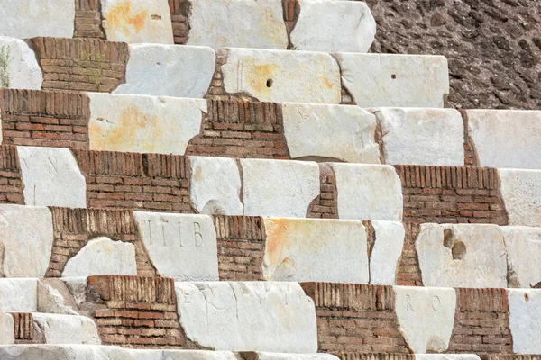 Vistas Detalhes Monumento Colosseum Roma Itália — Fotografia de Stock