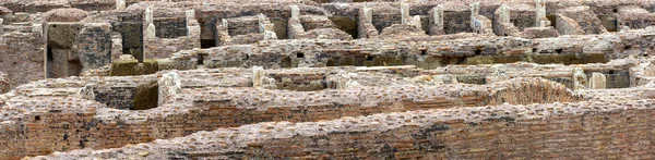 Vistas Detalles Del Monumento Coliseo Roma Italia — Foto de Stock