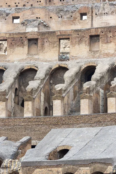 Synpunkter Och Detaljer Colosseum Monumentet Rom Italien — Stockfoto