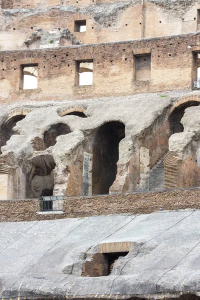 Synpunkter Och Detaljer Colosseum Monumentet Rom Italien — Stockfoto