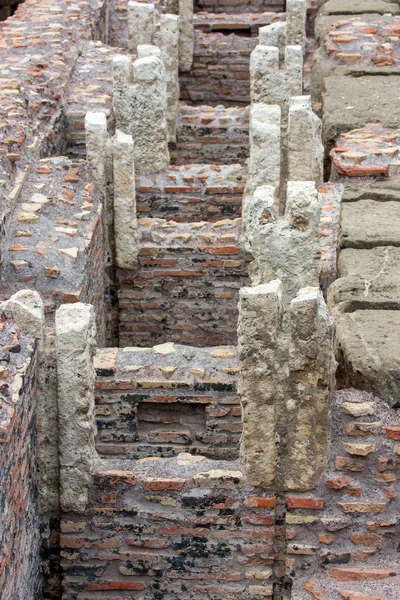 Vistas Detalles Del Monumento Coliseo Roma Italia — Foto de Stock