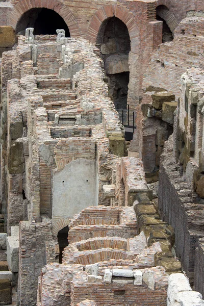 Vistas Detalles Del Monumento Coliseo Roma Italia — Foto de Stock